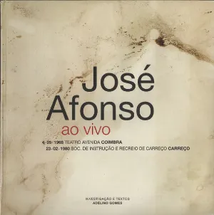 Pochette de Ao Vivo de José Afonso