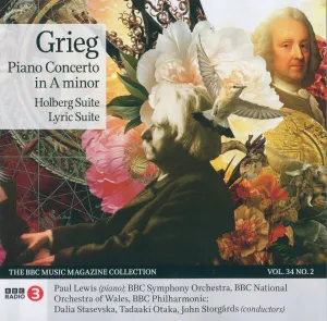 Pochette de BBC Music, Volume 34, Number 2: Piano Concerto in A minor / Holberg Suite / Lyric Suite de Edvard Grieg - BBC National Orchestra of Wales - Tadaaki Otaka - BBC Symphony Orchestra - BBC Philharmonic - John Storgårds