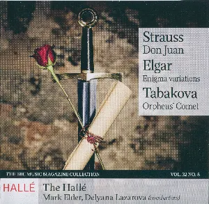 Pochette de BBC Music, Volume 32, Number 8: Strauss: Don Juan / Elgar: Enigma Variations / Tabakova: Orpheus’ Comet de Richard Strauss - Edward Elgar - Sir Mark Elder - Hallé Orchestra