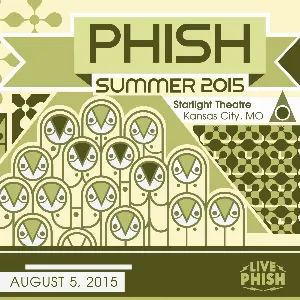 Pochette 2015-08-05: Starlight Theatre, Kansas City, MO, USA