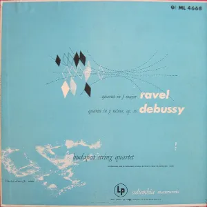 Pochette Ravel: Quartet in F major / Debussy: Quartet in G minor, op. 10