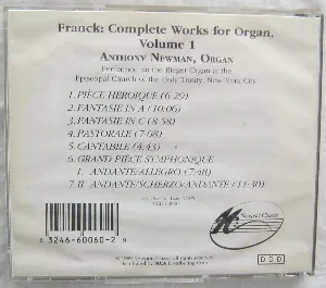 Pochette Complete Works for Organ, Volume 1 (Anthony Newman)