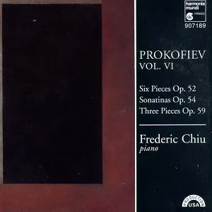 Pochette Prokofiev, vol. VI: Six Pieces op. 52 / Sonatinas op. 54 / Three Pieces op. 59