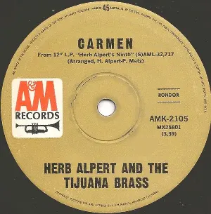 Pochette de Carmen / My Heart Belongs to Daddy de Herb Alpert & the Tijuana Brass
