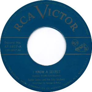 Pochette de I Know a Secret / Charlestono-Mio de Spike Jones and His City Slickers