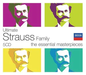 Pochette Ultimate Strauss Family: The Essential Masterpieces