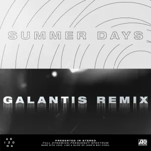Pochette de Summer Days (Galantis remix) de A R I Z O N A