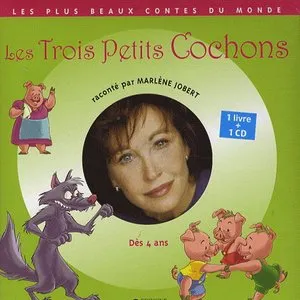 Pochette de Les Trois Petits Cochons de Marlène Jobert