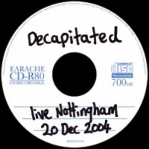 Pochette Live Nottingham 20 Dec 2004