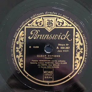 Pochette de Queer Notions / Can You Take It? de Fletcher Henderson and His Orchestra