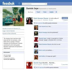 Pochette de Fessbuk: Buonanotte al manicomio de Daniele Sepe