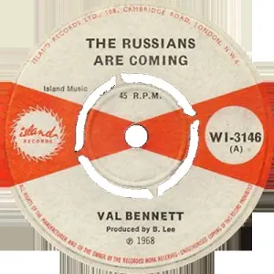 Pochette de The Russians Are Coming / Sir Lees Whip de Lester Sterling - Val Bennett