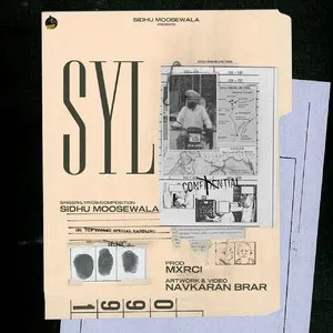 Pochette de SYL de Sidhu Moose Wala