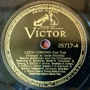 Pochette de Loch Lomond / Camel Hop de Benny Goodman and His Orchestra