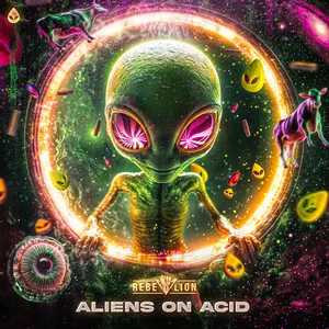 Pochette de Aliens on Acid de Rebelion