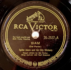 Pochette de Siam / Pass the Biscuits, Mirandy de Spike Jones and His City Slickers