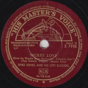 Pochette de Secret Love / I'm in the Mood for Love de Spike Jones and His City Slickers