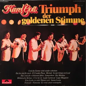 Pochette de Triumph der goldenen Stimme de Karel Gott