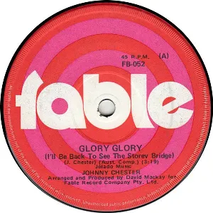 Pochette de Glory Glory (I’ll Be Back to See the Storey Bridge) de Johnny Chester