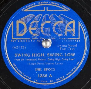 Pochette de Swing High, Swing Low / Whoa Babe de The Ink Spots