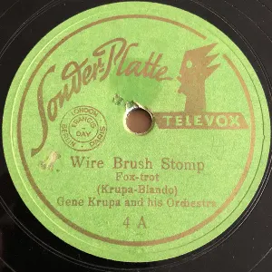 Pochette de Wire Brush Stomp / Rhythm Jam de Gene Krupa and His Orchestra