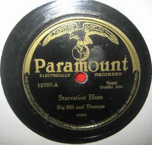 Pochette de Starvation Blues / Down in the Basement Blues de Big Bill Broonzy