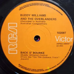Pochette de Back O’ Bourke de Buddy Williams