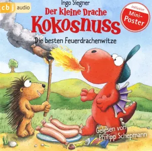 Pochette de Der kleine Drache Kokusnuss: Die besten Feuerdrachenwitze de Ingo Siegner - Philipp Schepmann
