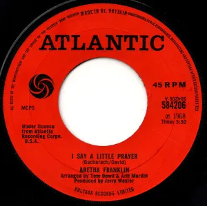 Pochette de I Say a Little Prayer / See-Saw de Aretha Franklin