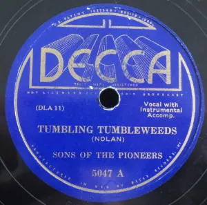 Pochette de Tumbling Tumbleweeds / Moonlight on the Prairie de Sons of the Pioneers