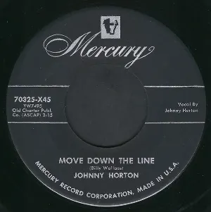 Pochette de Move Down the Line / The Train With a Rhumba Beat de Johnny Horton