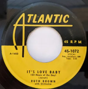 Pochette de It's Love Baby (24 Hours of the Day) / What'd I Say de Ruth Brown