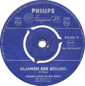 Pochette de Calypso Italiano / Klanken der Bolero de Johnny Hoes