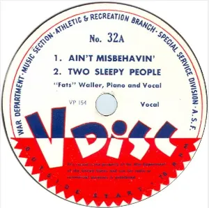 Pochette Ain’t Misbehaving / Two Sleepy People / Slightly Less Than Wonderful / There’s A Gal In My Life