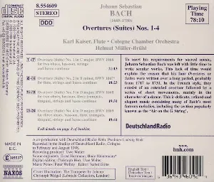 Pochette Complete Orchestral Works, Volume 8: Orchestral Overtures (Suites) nos. 1-4
