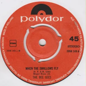 Pochette de When the Swallows Fly / Give Your Best de Bee Gees