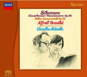 Pochette de Schumann, Grieg Piano Concertos de Edvard Grieg - André Previn - London Symphony Orchestra - Claudio Abbado - Robert Schumann - Alfred Brendel - Radu Lupu