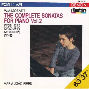 Pochette The Complete Sonatas for Piano Vol.2