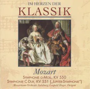 Pochette The Great Composers: Mozart: Symphony No. 40 in G minor, K 550 / Symphony No. 41 in G major, K 551 
