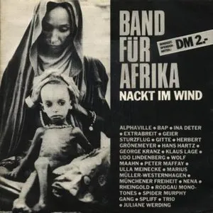 Pochette de Nackt im Wind de Band für Afrika