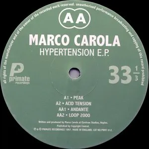 Pochette de Hypertension E.P. de Marco Carola