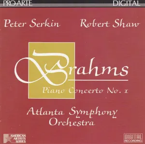 Pochette de Piano Concerto no. 1 de Robert Shaw - Johannes Brahms - Atlanta Symphony Orchestra