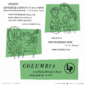 Pochette de Cantate de l'enfant et de la mère / La Muse ménagère de Juilliard String Quartet - Darius Milhaud