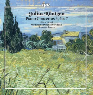 Pochette de Piano Concertos 3, 6, & 7 de Hermann Bäumer - Julius Röntgen - Oliver Triendl