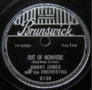 Pochette de Out of Nowhere / Lullaby in Rhythm de Harry James and His Orchestra