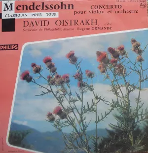 Pochette Concerto pour violon et orchestre en mi mineur op. 64