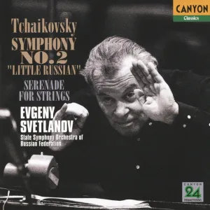 Pochette de Symphony no. 2 “Little Russian” / Serenade for Strings de State Academic Symphony Orchestra of Russia “Evgeny Svetlanov” - Pyotr Ilyich Tchaikovsky - Yevgeny Svetlanov