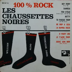 Pochette de 100 % Rock de Les Chaussettes Noires