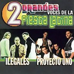 Pochette de 2 grandes voces de la fiesta latina de Ilegales