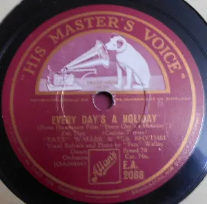 Pochette de Every Day's a Holiday / Hopeless Love Affair de Fats Waller and His Rhythm